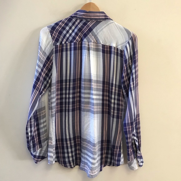 Rails Rayon Plaid Shirt Small - Picture 4 of 5